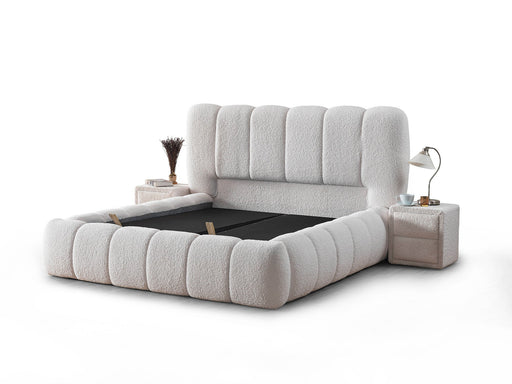 Vogue Storage Bed With Headboard & 2 Nightstand - Queen - 200-ELIF-VOG-EY385-SB