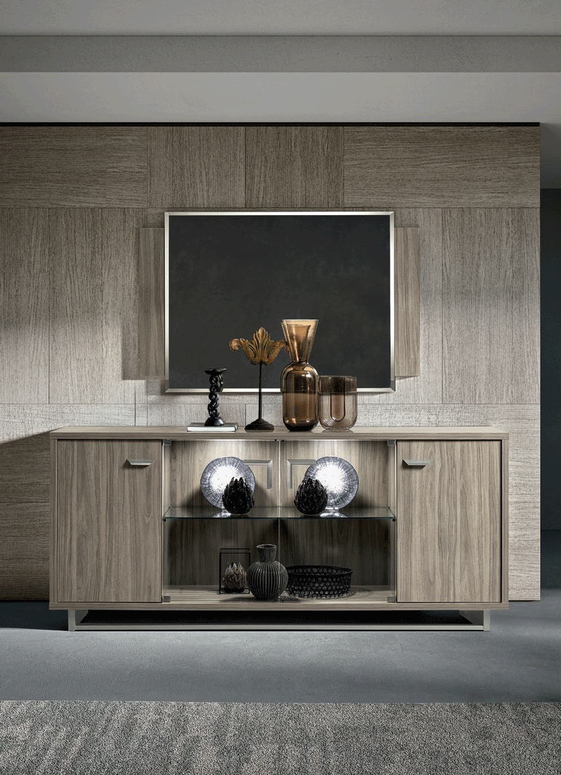 Volare Dining Room Grey Set - Lara Furniture