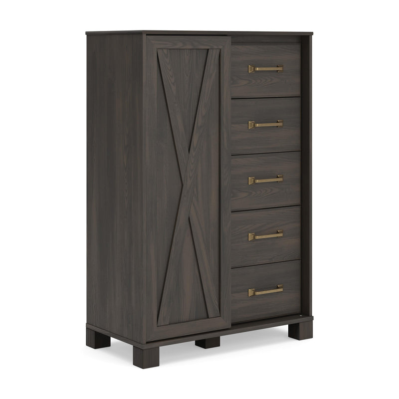 Vonitta Bay Dark Brown Dressing Chest - PCB2648-48