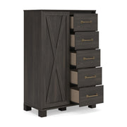 Vonitta Bay Dark Brown Dressing Chest - PCB2648-48