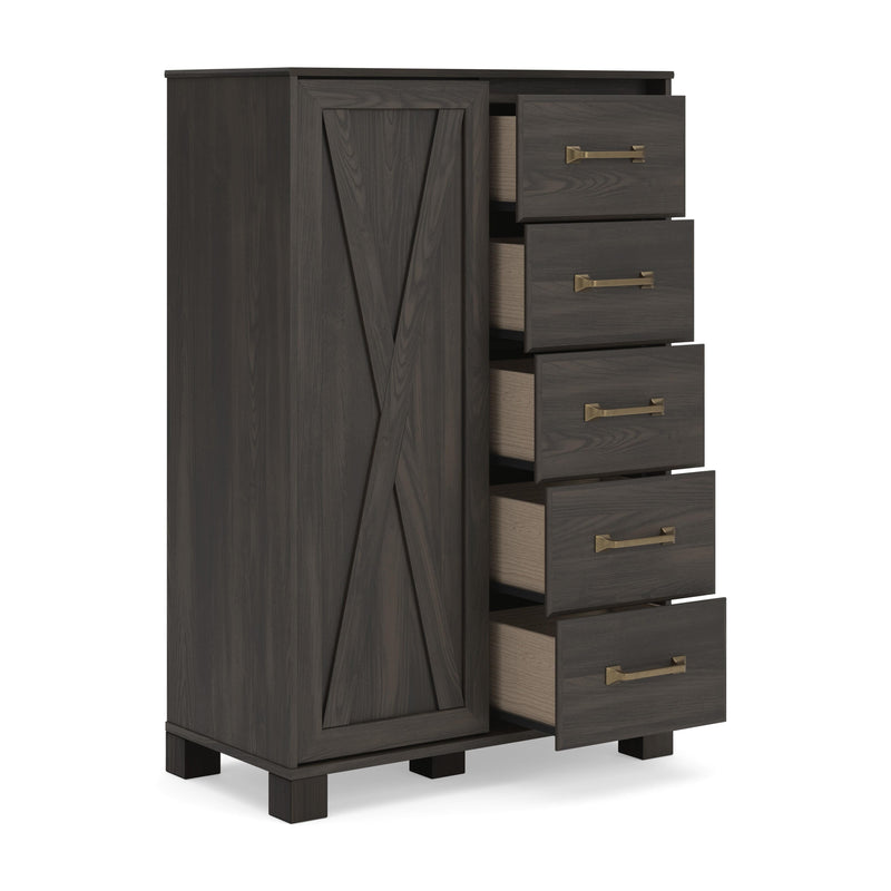 Vonitta Bay Dark Brown Dressing Chest - PCB2648-48