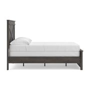 Vonitta Bay Dark Brown Full Panel Bed - PCB2648B3