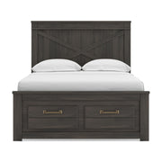Vonitta Bay Dark Brown Full Panel Platform Storage Bed - PCB2648B9