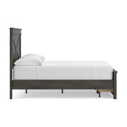 Vonitta Bay Dark Brown Full Panel Platform Storage Bed - PCB2648B9