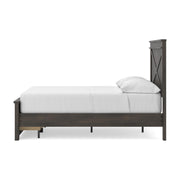 Vonitta Bay Dark Brown Full Panel Platform Storage Bed - PCB2648B9
