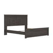 Vonitta Bay Dark Brown King Panel Bed - PCB2648B30