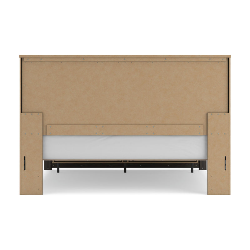 Vonitta Bay Dark Brown King Panel Storage Bed - PCB2648B25