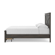 Vonitta Bay Dark Brown King Panel Storage Bed - PCB2648B25