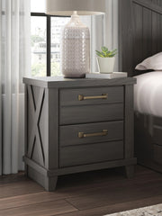 Vonitta Bay Dark Brown Nightstand - PCB2648-92