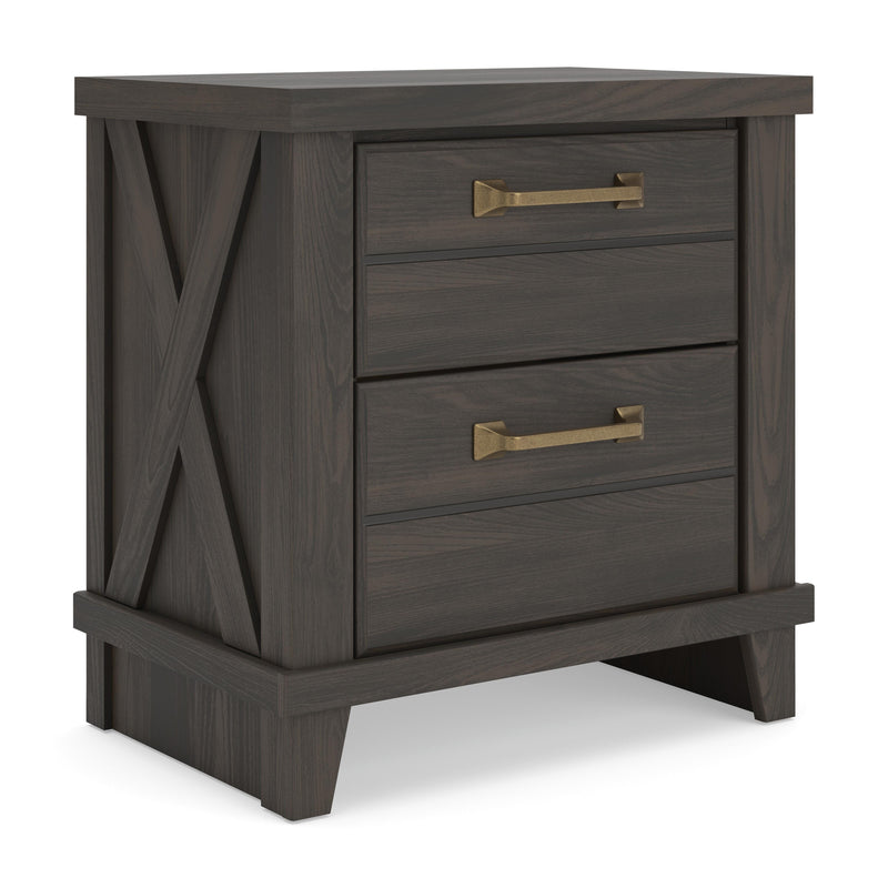 Vonitta Bay Dark Brown Nightstand - PCB2648-92