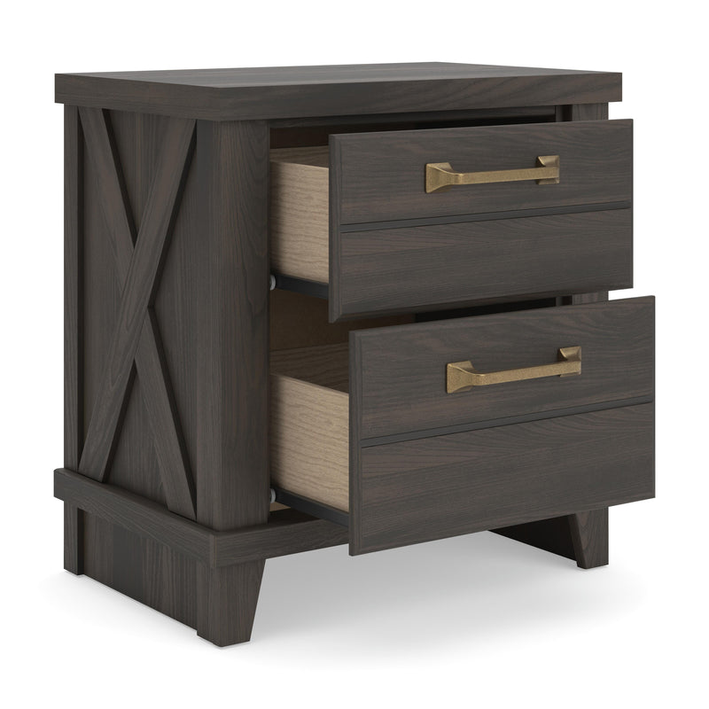 Vonitta Bay Dark Brown Nightstand - PCB2648-92