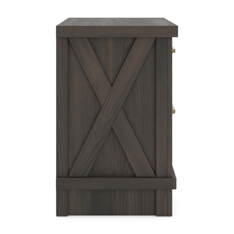 Vonitta Bay Dark Brown Nightstand - PCB2648-92