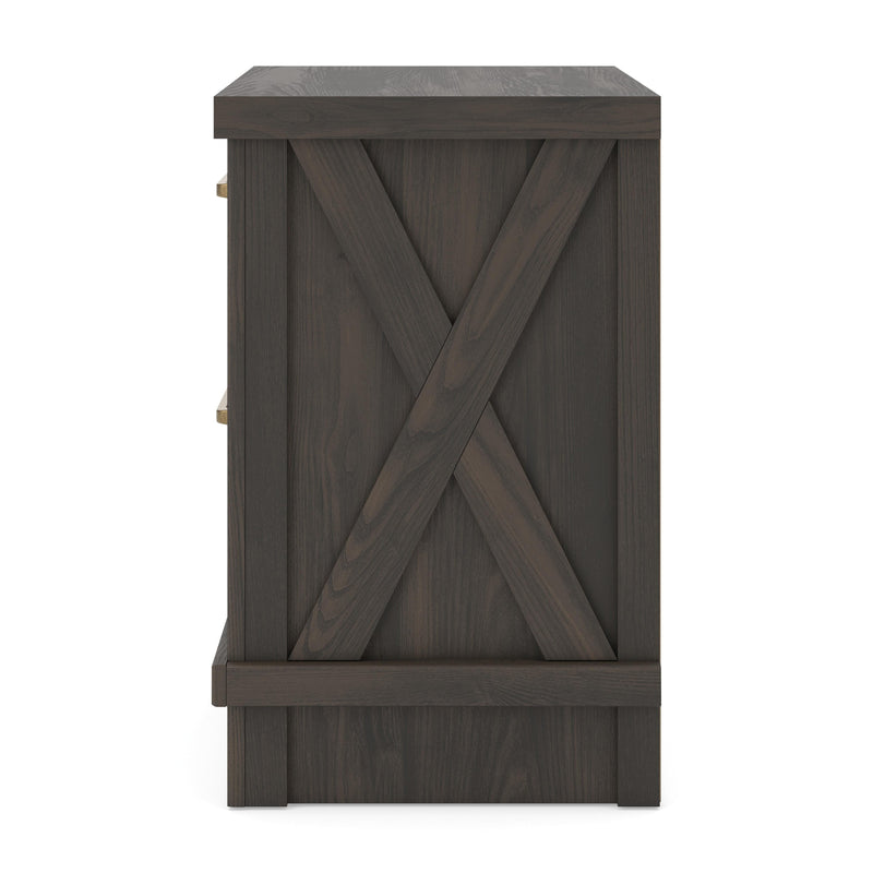 Vonitta Bay Dark Brown Nightstand - PCB2648-92