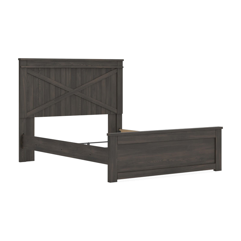 Vonitta Bay Dark Brown Queen Panel Bed - PCB2648B4