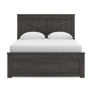 Vonitta Bay Dark Brown Queen Panel Bed - PCB2648B4