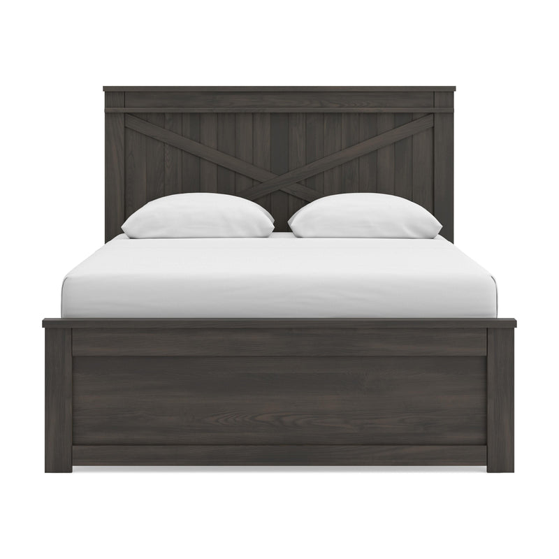 Vonitta Bay Dark Brown Queen Panel Bed - PCB2648B4