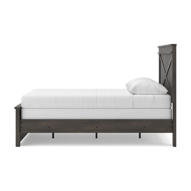 Vonitta Bay Dark Brown Queen Panel Bed - PCB2648B4