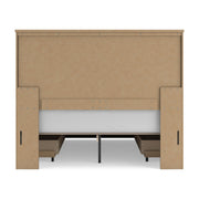 Vonitta Bay Dark Brown Queen Panel Storage Bed - PCB2648B22