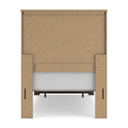 Vonitta Bay Dark Brown Twin Panel Platform Storage Bed - PCB2648B8