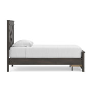 Vonitta Bay Dark Brown Twin Panel Platform Storage Bed - PCB2648B8