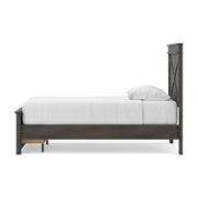Vonitta Bay Dark Brown Twin Panel Platform Storage Bed - PCB2648B8