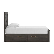 Vonitta Bay Dark Brown Twin Panel Storage Bed - PCB2648B20
