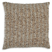 Vorlane Tan/Brown/White Pillow - A1001046P