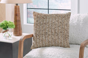 Vorlane Tan/Brown/White Pillow (Set of 4) - A1001046