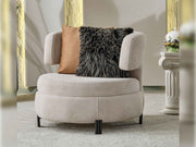 Voyance 4-pieces (2 Four Seat Sofa & 2 Chair) Livingroom Set Beige in Beige - 101-VOY-MUM45-4411