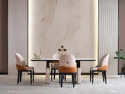 Voyance Diningroom (Consol & Mirror & Dining Table & 8 Dining Chair) - 115-VOY-DT-8-SET
