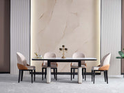 Voyance Diningroom (Dining Table & 6 Dining Chair) - 115-VOY-DT-6-SET