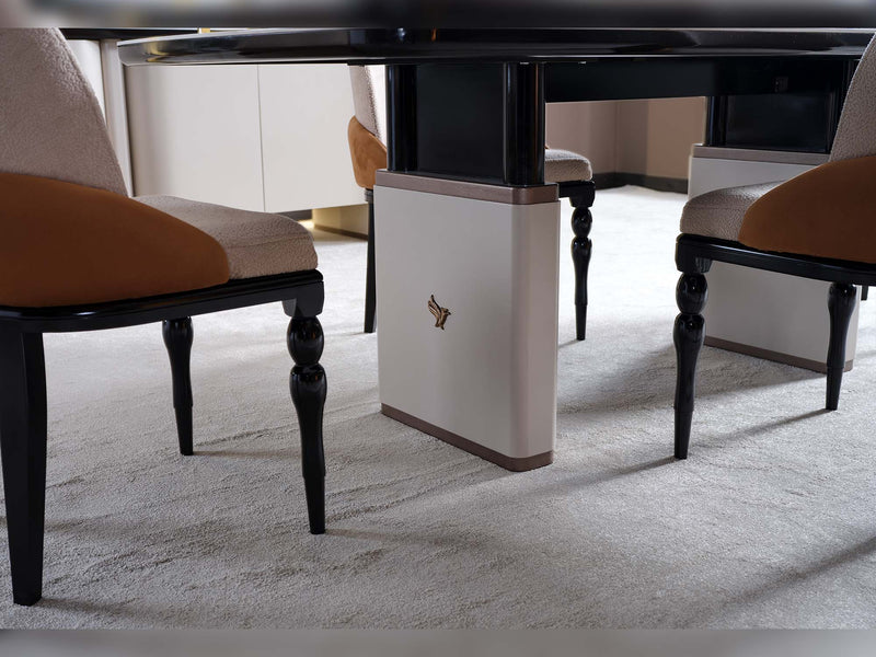 Voyance Diningroom (Dining Table & 6 Dining Chair) - 115-VOY-DT-6-SET