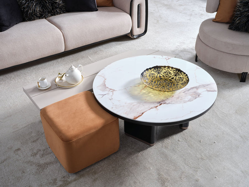 Voyance Table Ottoman - 125-VOY-CTP