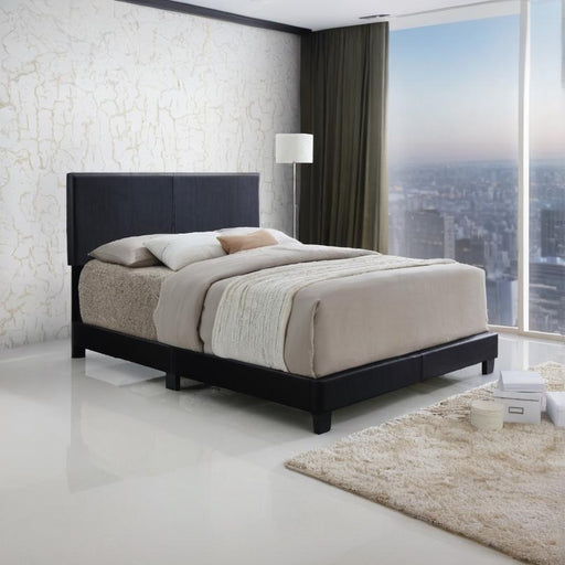 Wade - Bed, Upholstered, PU, Black Queen Box: 1 of 1 Each - B184-Q-Bed