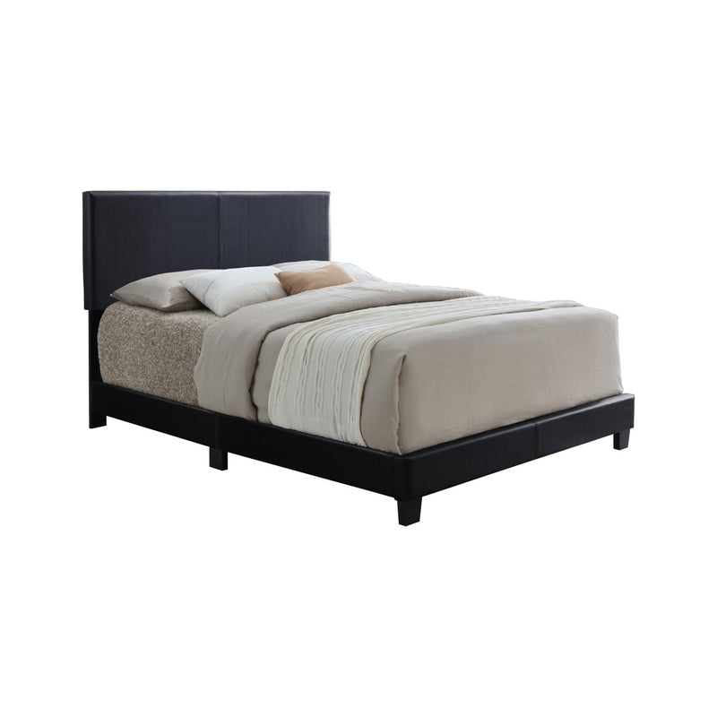Wade - Bed, Upholstered, PU, Black Queen Box: 1 of 1 Each - B184-Q-Bed