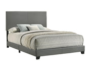 Wade - Bed, Upholstered, PU, Gray Queen Box: 1 of 1 Each - B185-Q-Bed