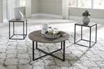 Wadeworth Two - tone Table (Set of 3) - Lara FurnitureOccasional Table Set