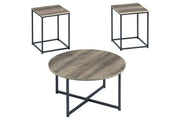 Wadeworth Two - tone Table (Set of 3) - Lara FurnitureOccasional Table Set