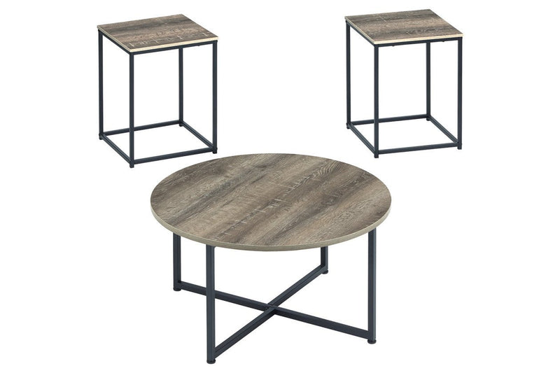 Wadeworth Two - tone Table (Set of 3) - Lara FurnitureOccasional Table Set