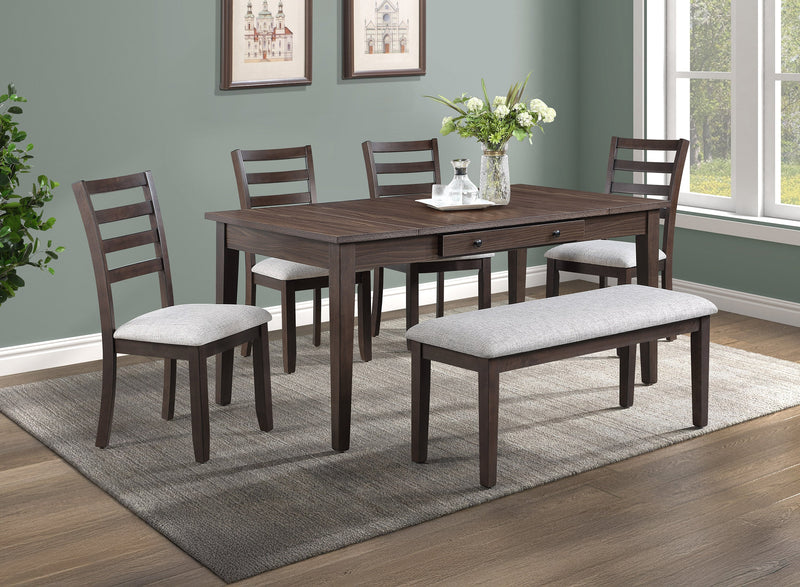 Wagner Brown Dining Set - Lara FurnitureDining Room Set