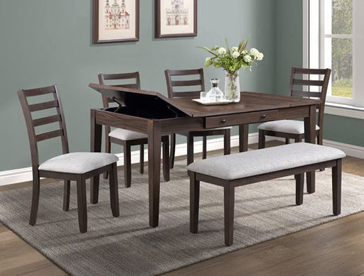 Wagner Dining Table W/Storage - 2326T-3666