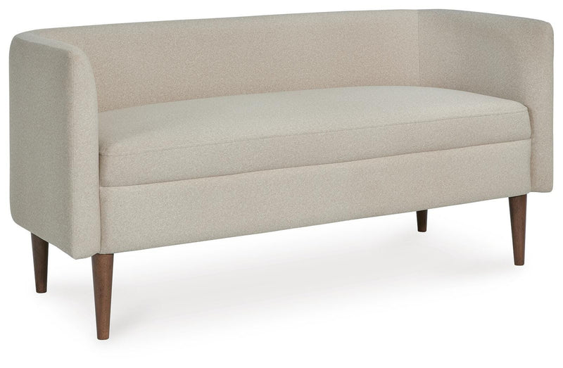 Wainner Beige Accent Bench - A3000756