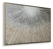 Waldard Gray/Taupe/White Wall Art - A8000501