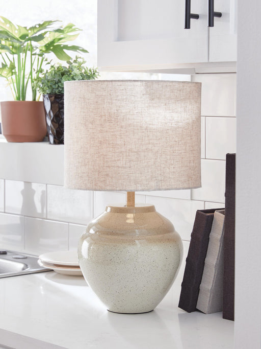 Waldish Cream/Beige Table Lamp - L200204