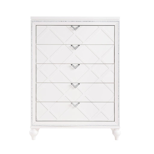 Wallace - 5 Drawers Cream Chest - B237-C