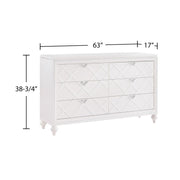 Wallace - 9 Drawers Cream Dresser - B237-D