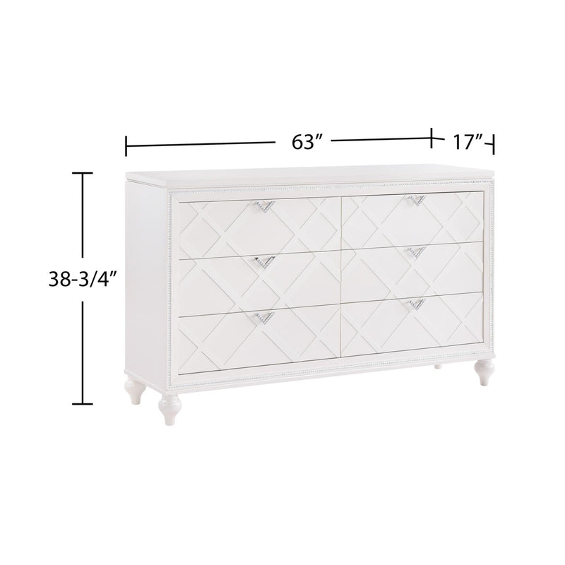 Wallace - 9 Drawers Cream Dresser - B237-D