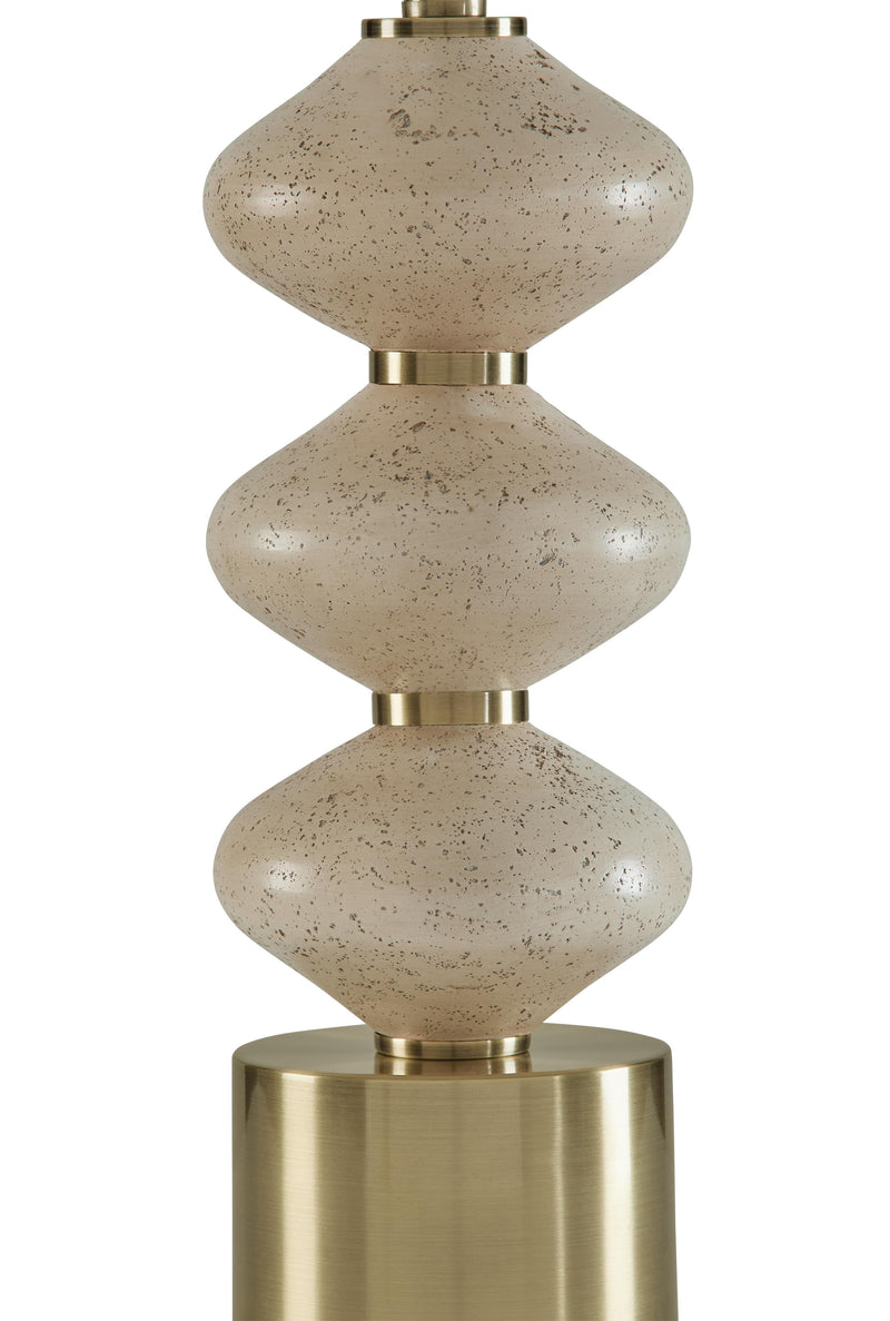 Wardthrone Beige/Gold Finish Table Lamp - L236124