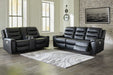 Warlin Black Power Reclining Living Room Set - Gate FurniturePower Reclining Living Room Set