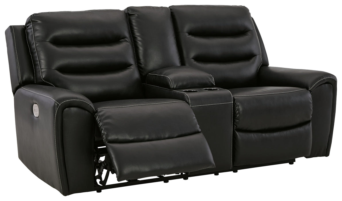 Warlin Power Reclining Loveseat with Console - Gate FurniturePower Reclining Loveseat